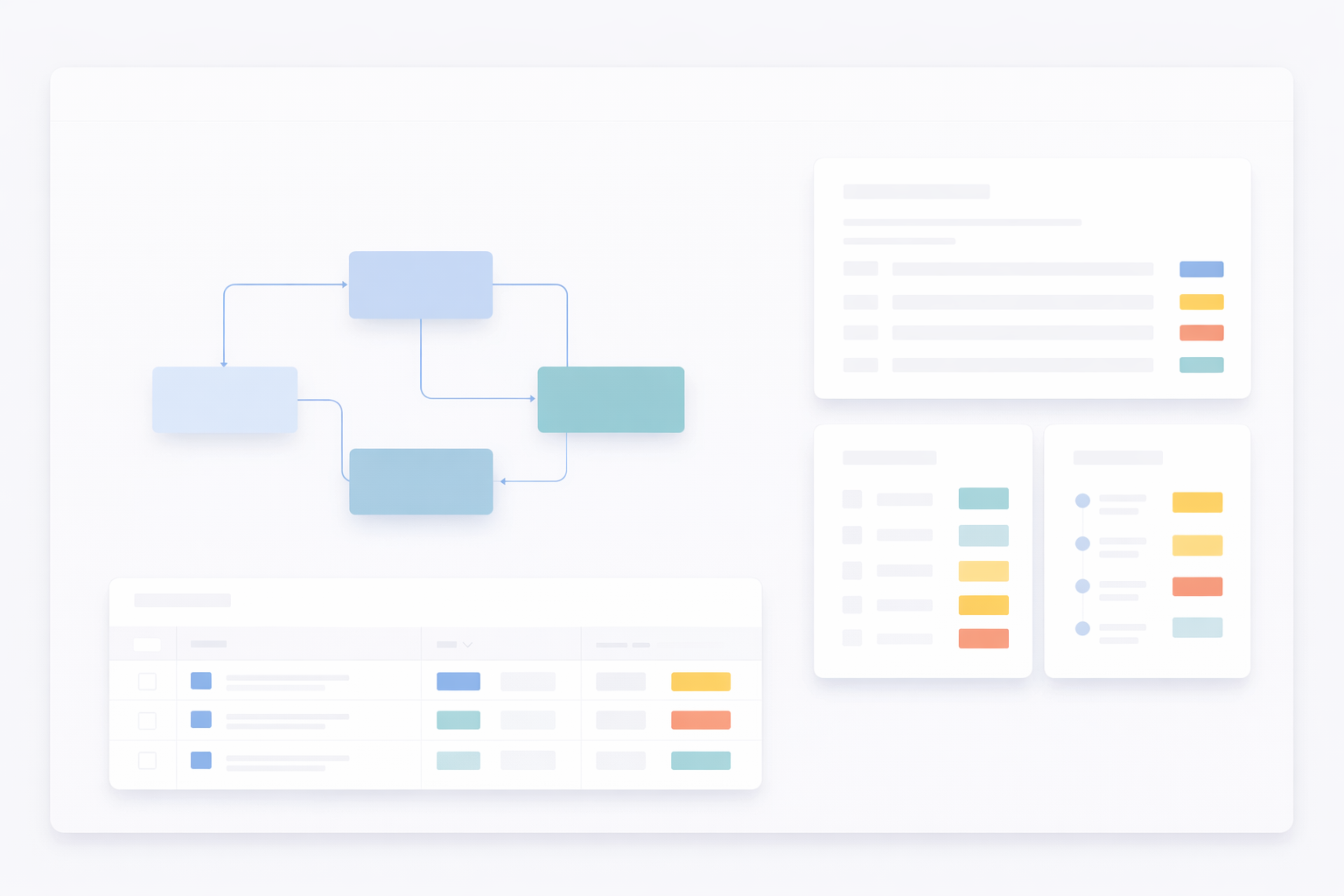 Systems architecture lifecycle and decision flow visualization